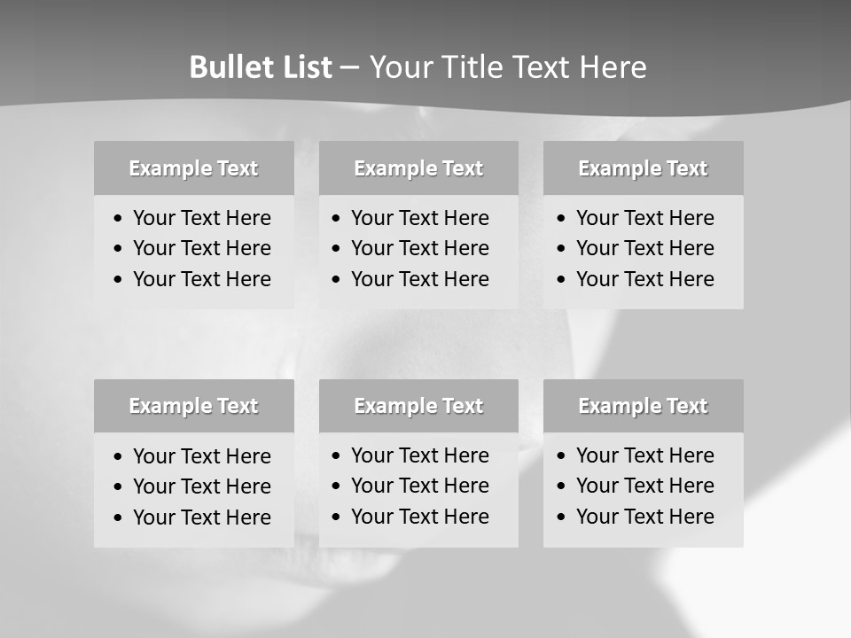 Little Black Cry PowerPoint Template