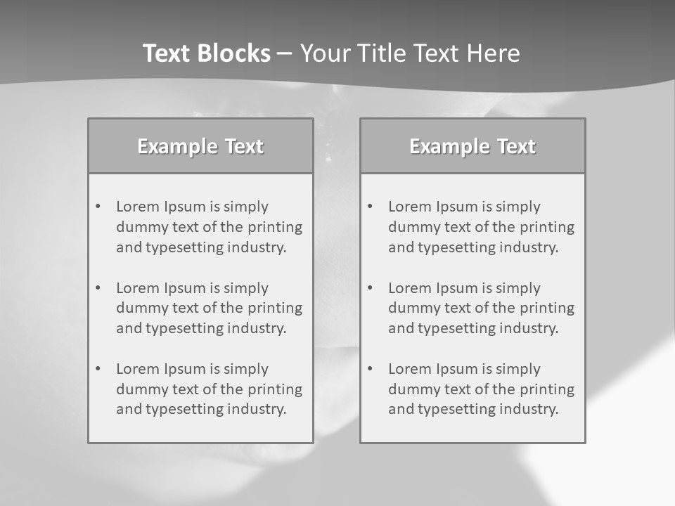 Little Black Cry PowerPoint Template