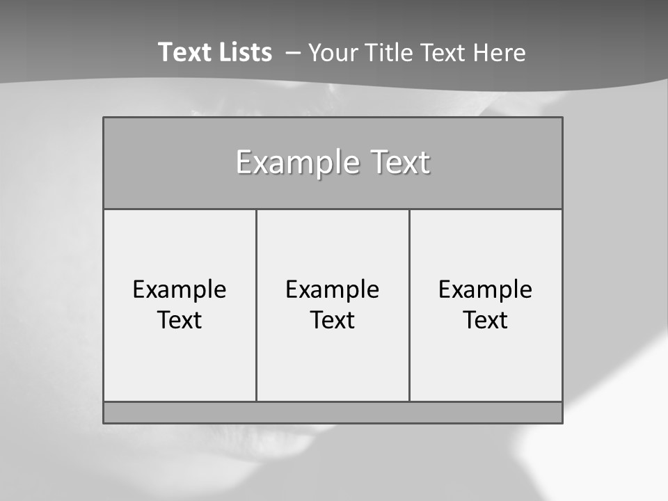 Little Black Cry PowerPoint Template