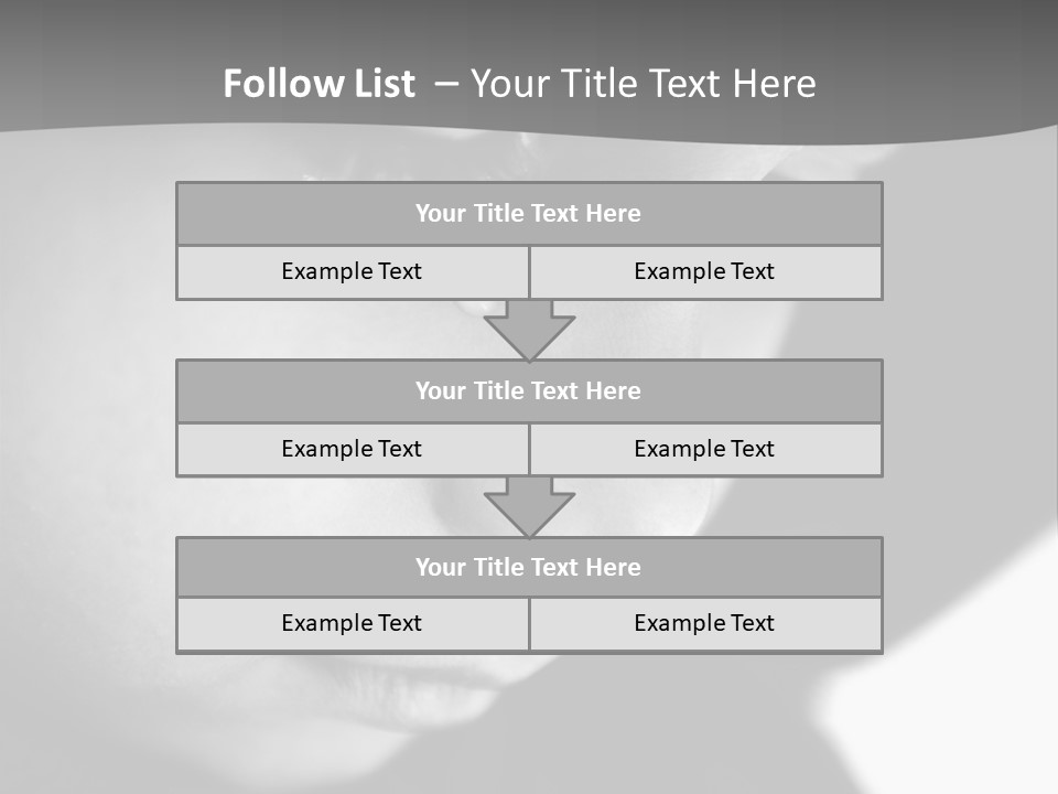 Little Black Cry PowerPoint Template