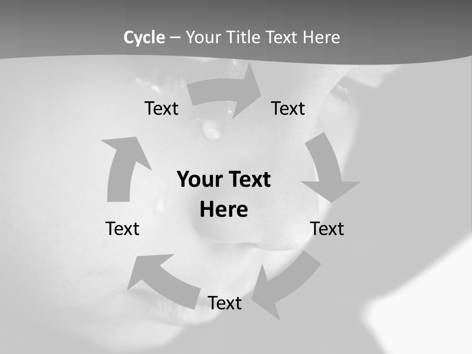 Little Black Cry PowerPoint Template