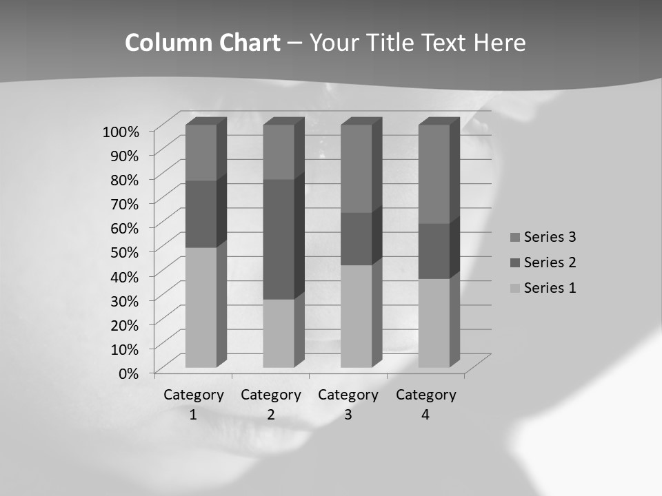 Little Black Cry PowerPoint Template