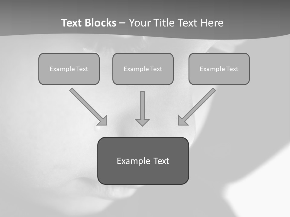 Little Black Cry PowerPoint Template