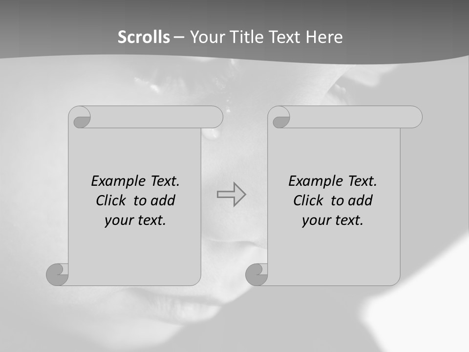 Little Black Cry PowerPoint Template