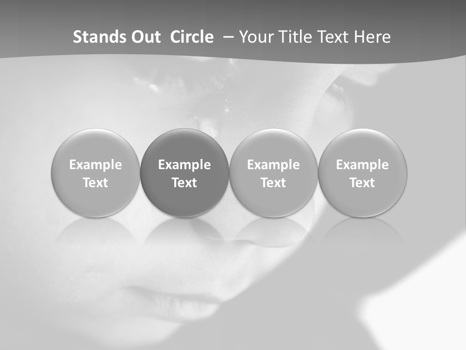 Little Black Cry PowerPoint Template