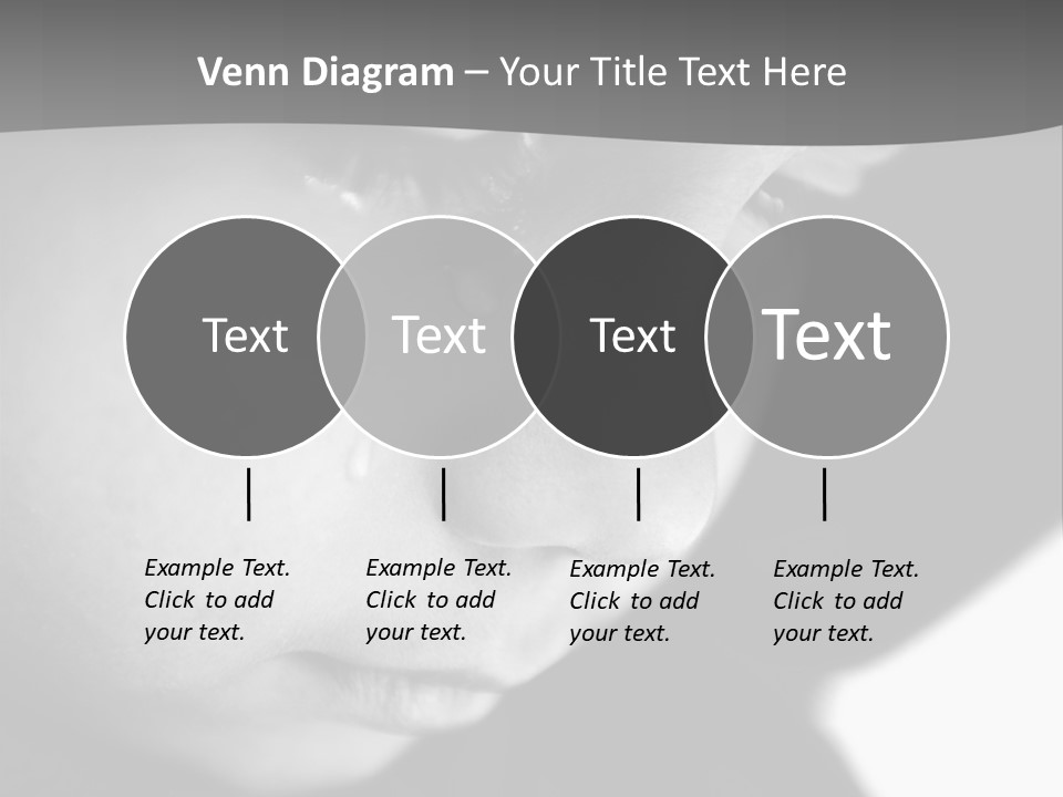 Little Black Cry PowerPoint Template