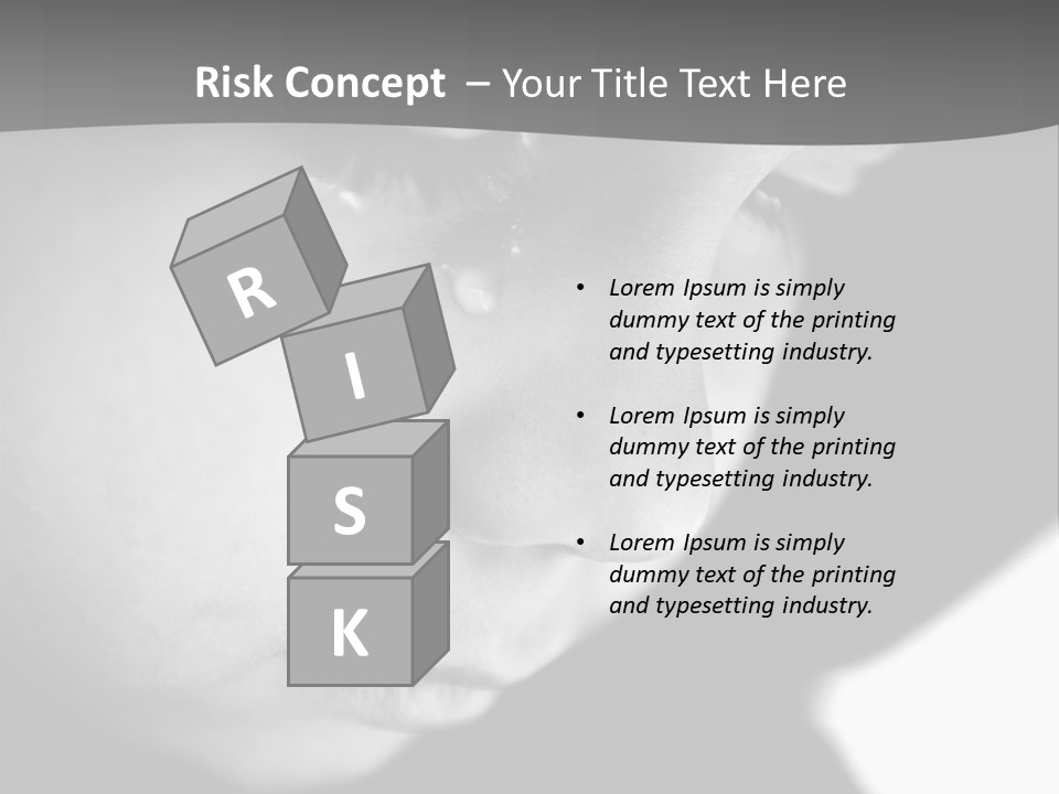 Little Black Cry PowerPoint Template