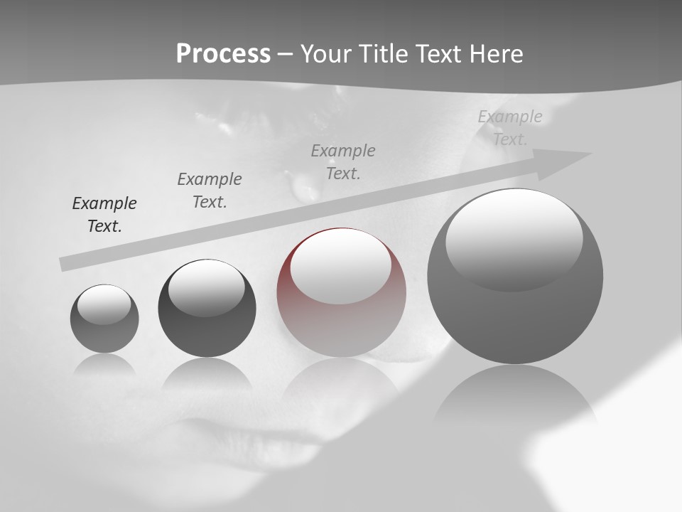 Little Black Cry PowerPoint Template