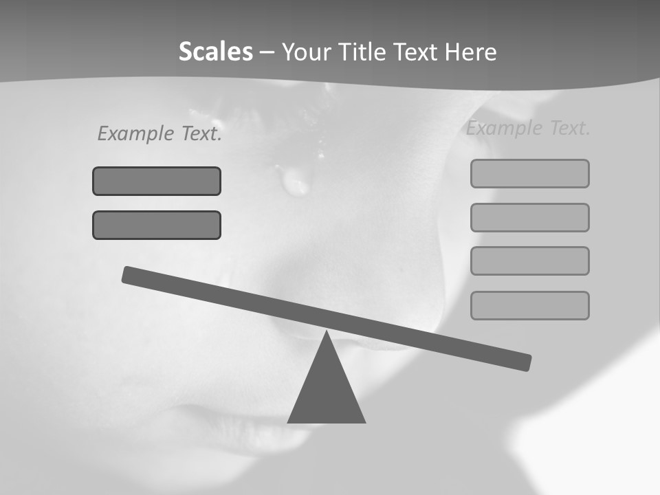 Little Black Cry PowerPoint Template