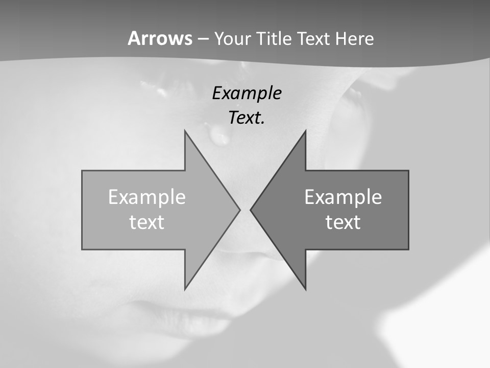 Little Black Cry PowerPoint Template