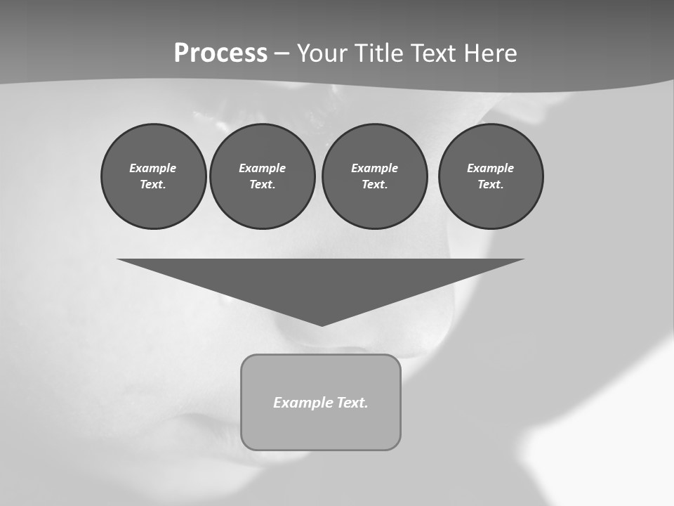 Little Black Cry PowerPoint Template