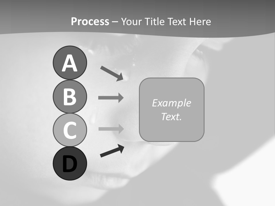 Little Black Cry PowerPoint Template