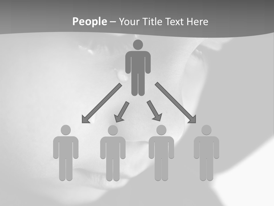 Little Black Cry PowerPoint Template