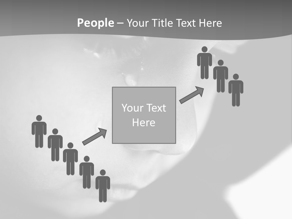 Little Black Cry PowerPoint Template