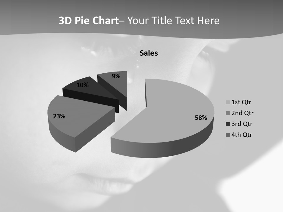 Little Black Cry PowerPoint Template