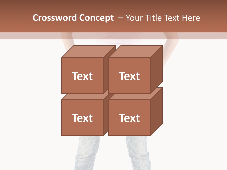Pretty Female Looking PowerPoint Template