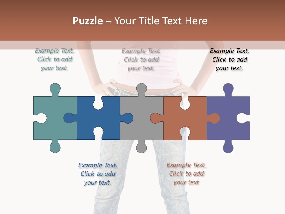 Pretty Female Looking PowerPoint Template