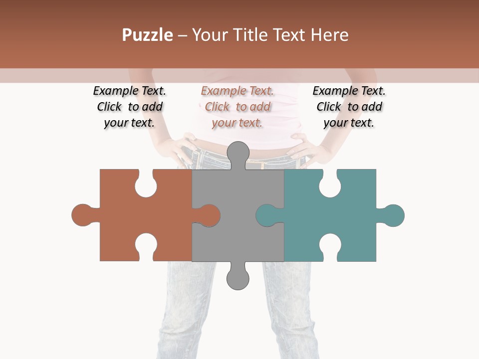 Pretty Female Looking PowerPoint Template