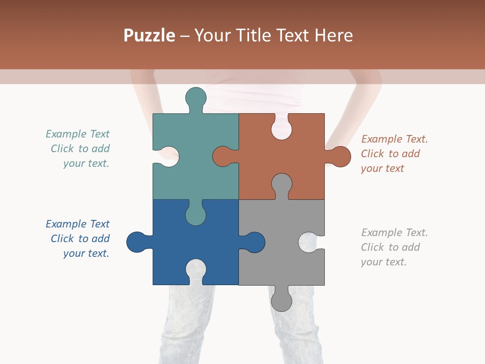 Pretty Female Looking PowerPoint Template