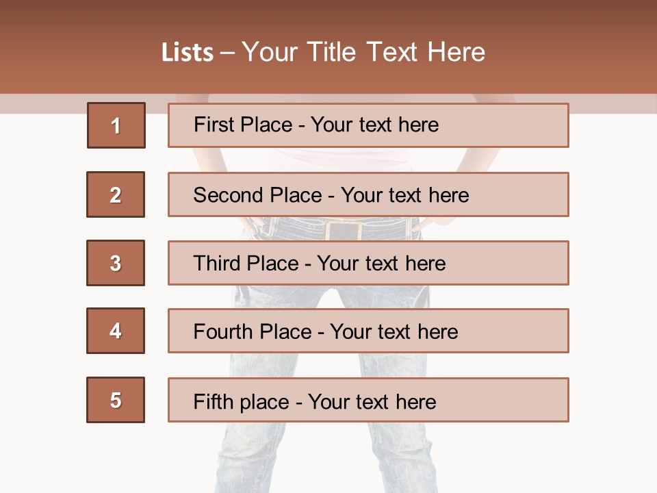 Pretty Female Looking PowerPoint Template