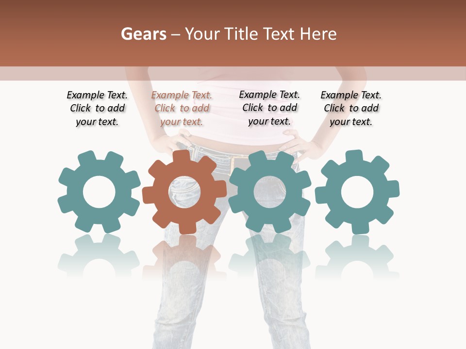 Pretty Female Looking PowerPoint Template