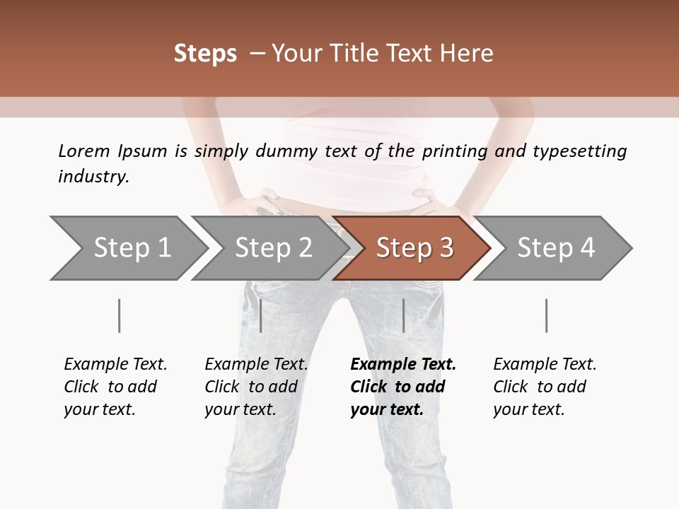 Pretty Female Looking PowerPoint Template