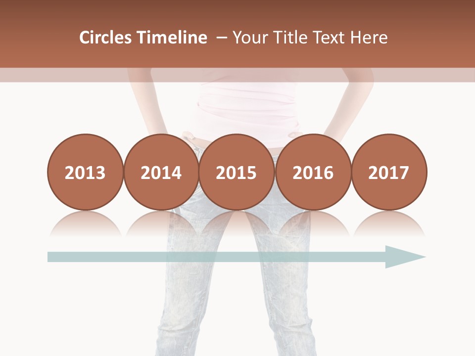 Pretty Female Looking PowerPoint Template