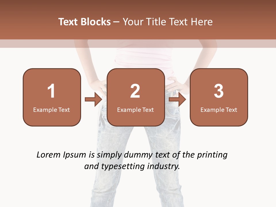 Pretty Female Looking PowerPoint Template