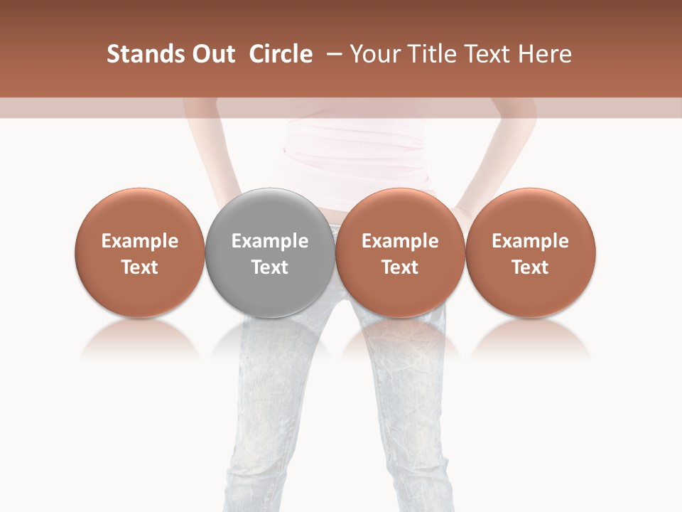 Pretty Female Looking PowerPoint Template