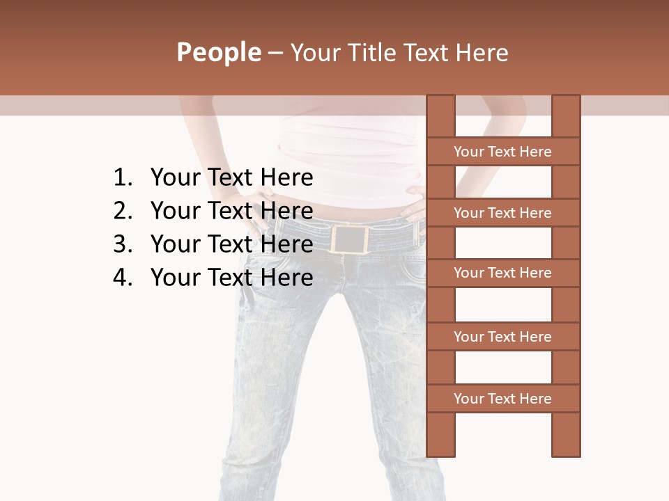 Pretty Female Looking PowerPoint Template