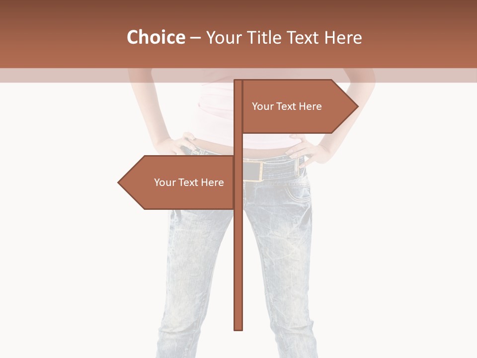 Pretty Female Looking PowerPoint Template