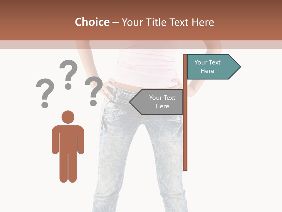 Pretty Female Looking PowerPoint Template
