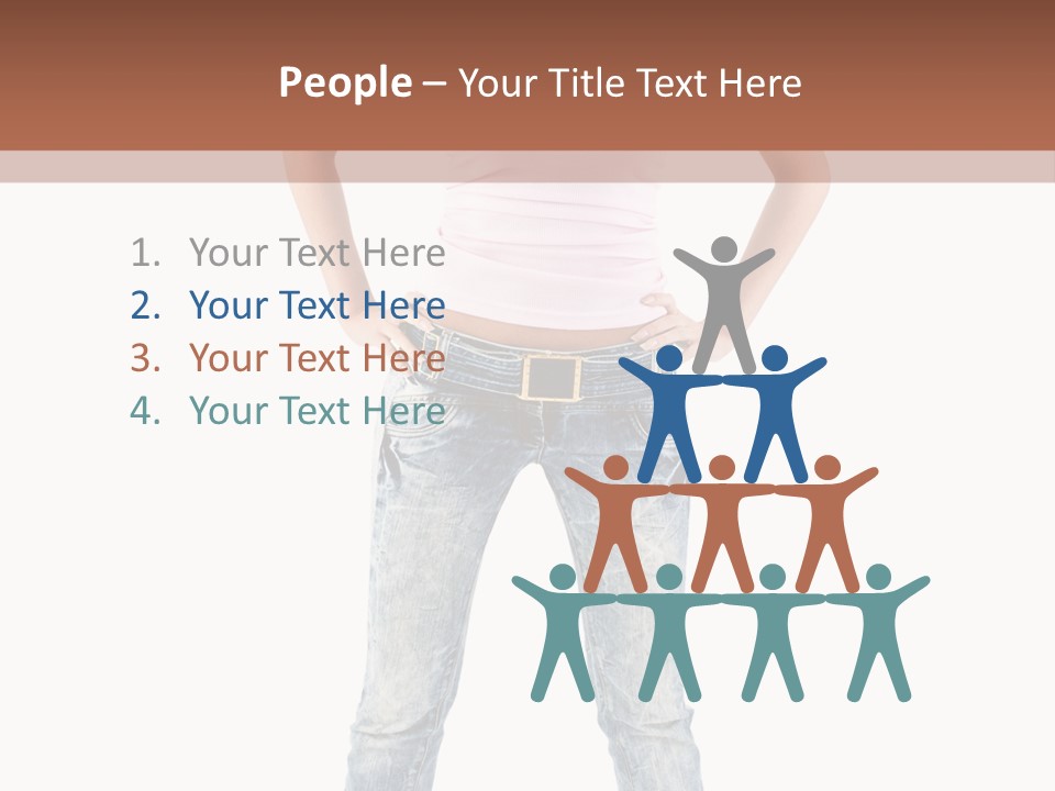 Pretty Female Looking PowerPoint Template