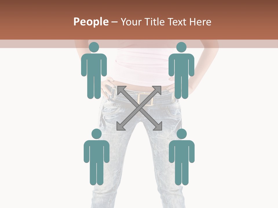 Pretty Female Looking PowerPoint Template