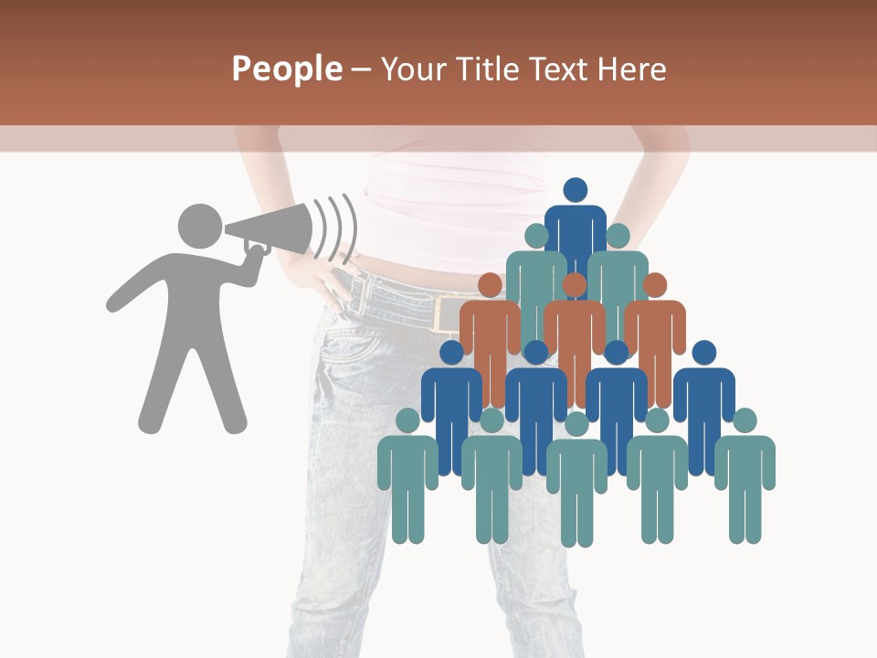 Pretty Female Looking PowerPoint Template