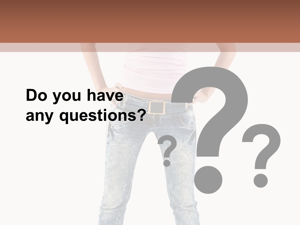 Pretty Female Looking PowerPoint Template