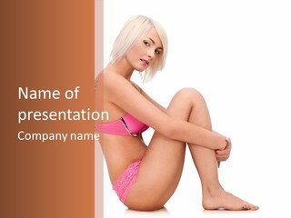 Nude Girl View PowerPoint Template