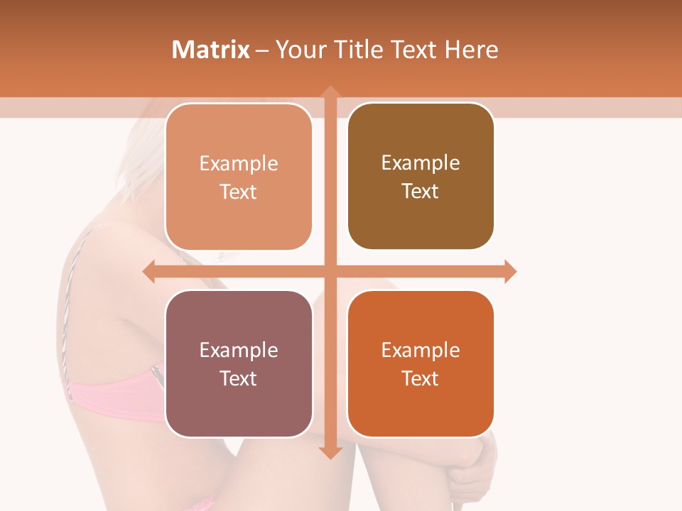 Nude Girl View PowerPoint Template