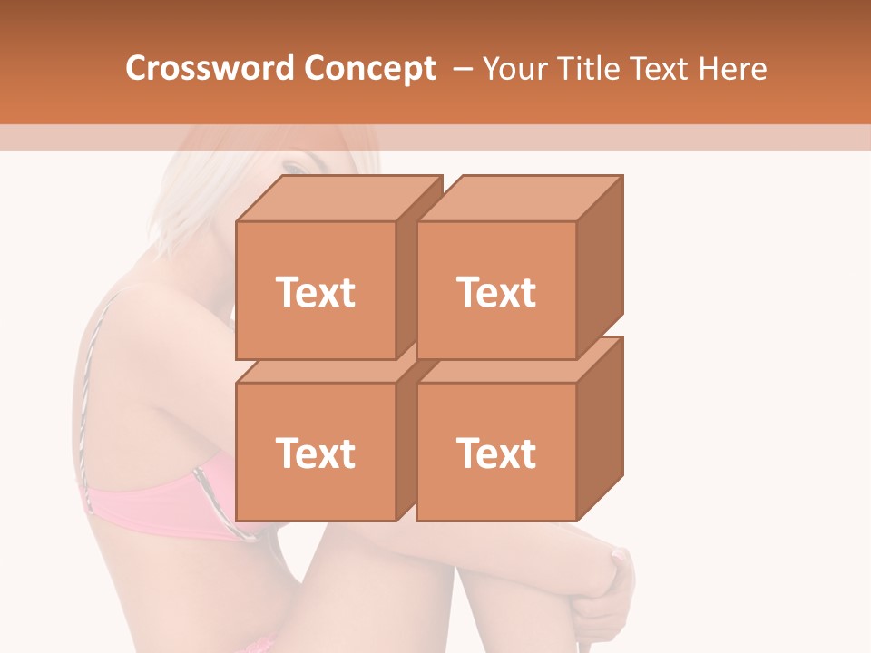 Nude Girl View PowerPoint Template