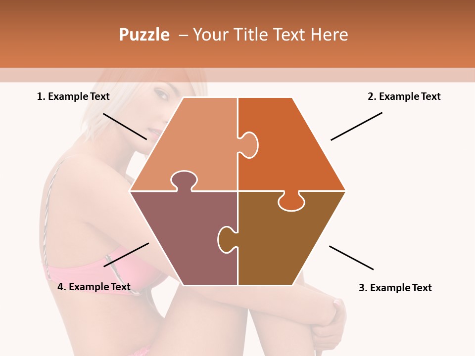Nude Girl View PowerPoint Template