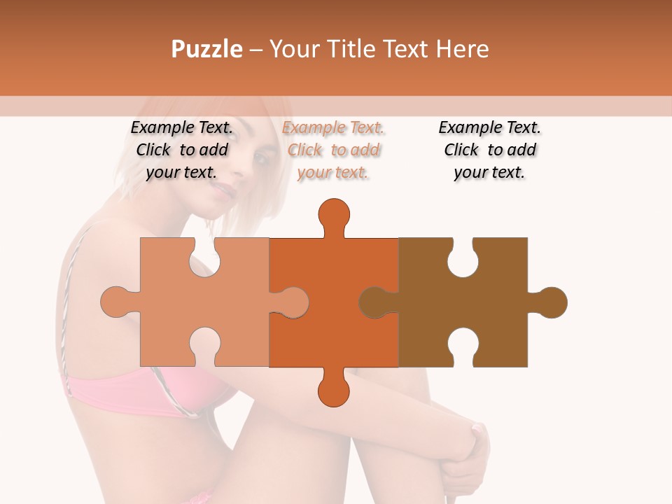Nude Girl View PowerPoint Template