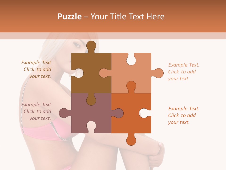 Nude Girl View PowerPoint Template