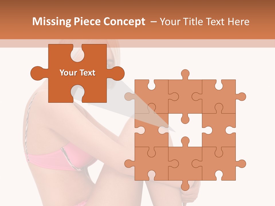 Nude Girl View PowerPoint Template