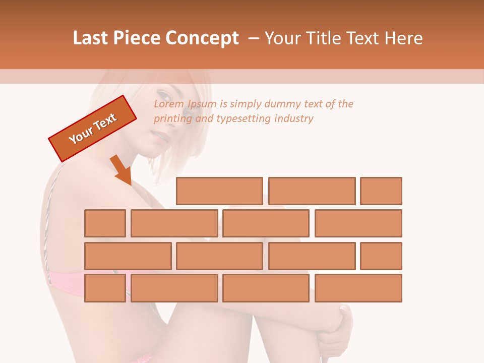 Nude Girl View PowerPoint Template