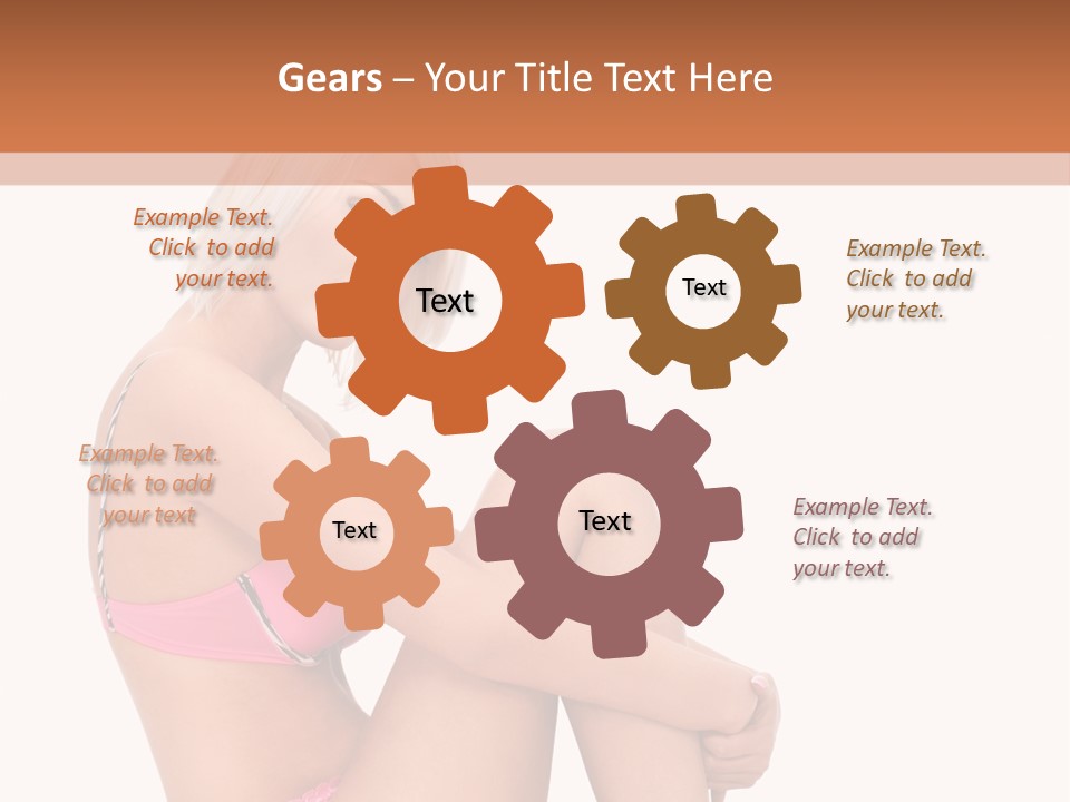 Nude Girl View PowerPoint Template