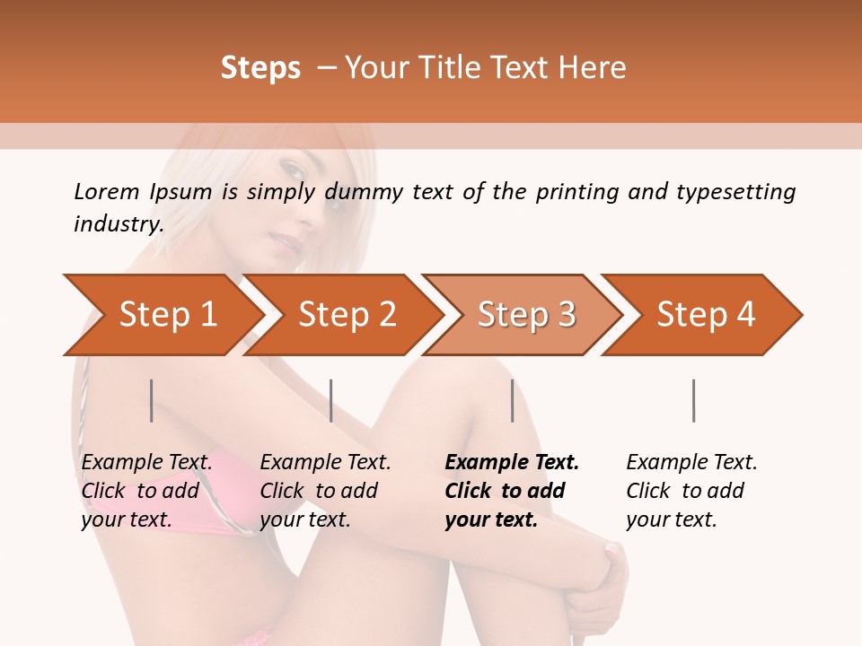 Nude Girl View PowerPoint Template