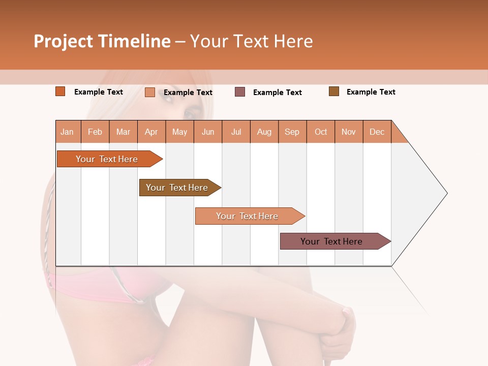 Nude Girl View PowerPoint Template