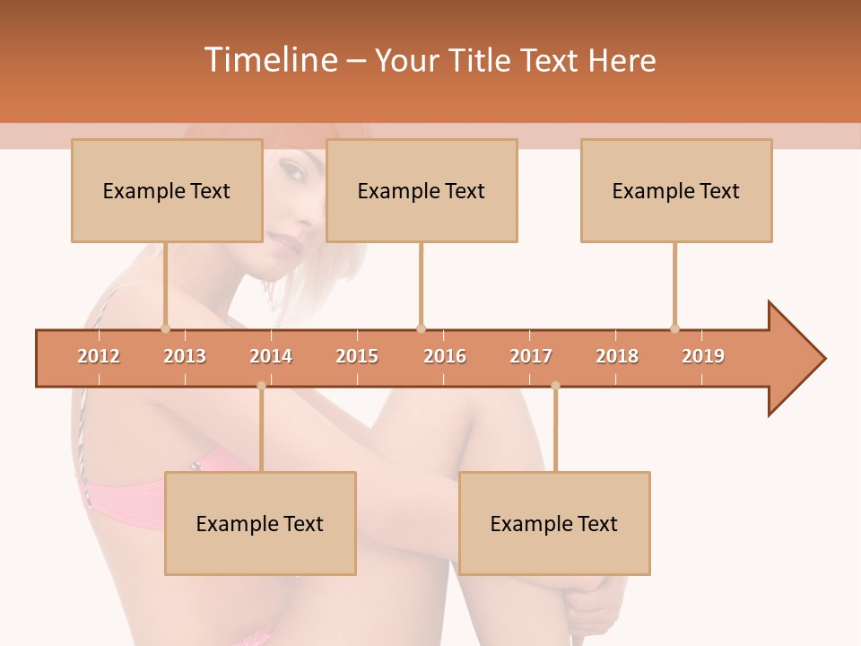 Nude Girl View PowerPoint Template