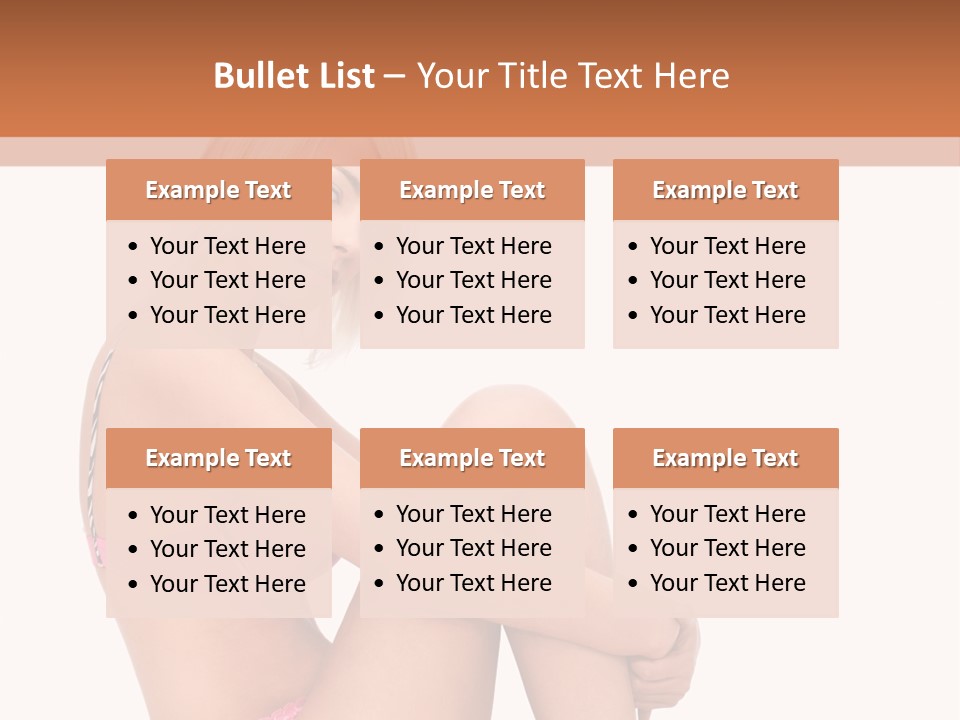 Nude Girl View PowerPoint Template