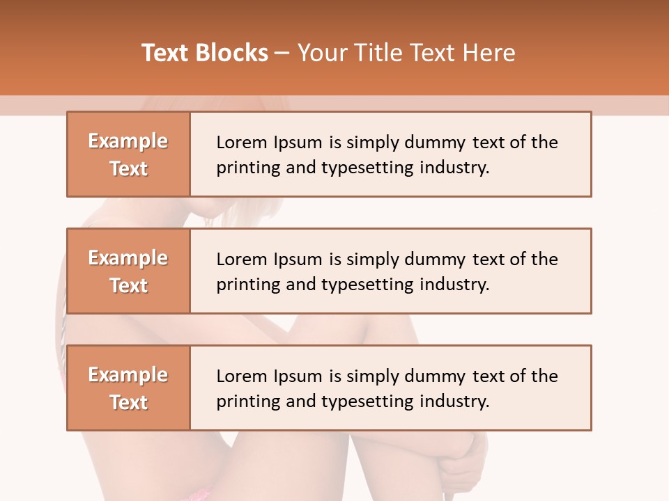 Nude Girl View PowerPoint Template